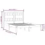 Bettgestell aus massivem Kiefernholz, 120 x 190 cm von vidaXL, Betten und Lattenroste - Ref: Foro24-3103903, Preis: 114,73 €,...