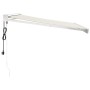 Einziehbare Markise aus Aluminium und cremefarbenem Stoff, 3,5 x 2,5 m von vidaXL, Markisen - Ref: Foro24-3154577, Preis: 584...