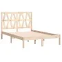 Solid pine wood bed frame 120x200 cm by vidaXL, Beds and slatted bases - Ref: Foro24-3103993, Price: 115,42 €, Discount: %