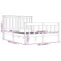 Solid pine wood bed frame 120x190 cm by vidaXL, Beds and slatted bases - Ref: Foro24-3103878, Price: 117,66 €, Discount: %