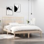 Solid pine wood bed frame 120x200 cm by vidaXL, Beds and slatted bases - Ref: Foro24-3104058, Price: 113,63 €, Discount: %