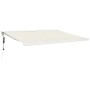 Toldo retráctil aluminio y tela color crema 4,5x3 m de vidaXL, Toldos - Ref: Foro24-3154579, Precio: 687,68 €
