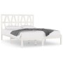 Estructura de cama madera maciza de pino blanco 120x200 cm de vidaXL, Camas y somieres - Ref: Foro24-3103994, Precio: 130,96 ...
