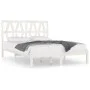 Solid white pine wood bed frame 120x200 cm by vidaXL, Beds and slatted bases - Ref: Foro24-3103994, Price: 126,92 €, Discount: %