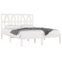 Estructura de cama madera maciza de pino blanco 120x200 cm de vidaXL, Camas y somieres - Ref: Foro24-3103994, Precio: 130,96 ...