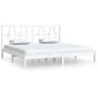 Estructura de cama madera maciza de pino blanco 200x200 cm de vidaXL, Camas y somieres - Ref: Foro24-3104019, Precio: 140,46 ...