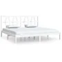 Solid white pine wood bed frame 200x200 cm by vidaXL, Beds and slatted bases - Ref: Foro24-3104019, Price: 139,16 €, Discount: %