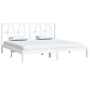 Estructura de cama madera maciza de pino blanco 200x200 cm de vidaXL, Camas y somieres - Ref: Foro24-3104019, Precio: 140,46 ...