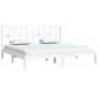 Solid white pine wood bed frame 200x200 cm by vidaXL, Beds and slatted bases - Ref: Foro24-3104019, Price: 139,16 €, Discount: %