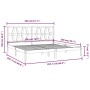 Massives Bettgestell aus weißem Kiefernholz, 200 x 200 cm von vidaXL, Betten und Lattenroste - Ref: Foro24-3104019, Preis: 14...