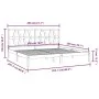 Solid white pine wood bed frame 200x200 cm by vidaXL, Beds and slatted bases - Ref: Foro24-3104019, Price: 139,16 €, Discount: %
