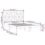 Estructura de cama madera maciza de pino marrón miel 200x200 cm de vidaXL, Camas y somieres - Ref: Foro24-3104021, Precio: 16...