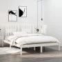 Massiver Bettrahmen aus weißem Kiefernholz, 140 x 200 cm von vidaXL, Betten und Lattenroste - Ref: Foro24-3104064, Preis: 135...