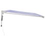 Einziehbare Markise aus Aluminium und blau-weißem Stoff, 4,5 x 3 m von vidaXL, Markisen - Ref: Foro24-3154574, Preis: 785,98 ...