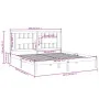 Bettgestell aus massivem, grauem Kiefernholz, 200 x 200 cm von vidaXL, Betten und Lattenroste - Ref: Foro24-3104085, Preis: 1...