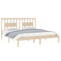 Estructura de cama de madera maciza de pino 200x200 cm de vidaXL, Camas y somieres - Ref: Foro24-3104083, Precio: 129,92 €, D...