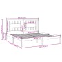 Estructura de cama de madera maciza de pino 200x200 cm de vidaXL, Camas y somieres - Ref: Foro24-3104083, Precio: 129,92 €, D...