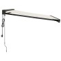 Toldo retráctil aluminio y tela color crema 3x2,5 m de vidaXL, Toldos - Ref: Foro24-3154601, Precio: 547,62 €, Descuento: %