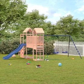 Parque infantil de exterior madera maciza Douglas by vidaXL, Swings and play structures - Ref: Foro24-3155898, Price: 586,91 ...