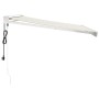 Aluminum and cream fabric retractable awning 3x2.5 m by vidaXL, Awnings - Ref: Foro24-3154576, Price: 574,73 €, Discount: %