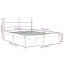 Estructura de cama de madera maciza de pino blanca 140x200 cm de vidaXL, Camas y somieres - Ref: Foro24-3104154, Precio: 184,...
