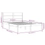 Solid white pine wood bed frame 140x200 cm by vidaXL, Beds and slatted bases - Ref: Foro24-3104154, Price: 187,34 €, Discount: %