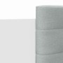 Estructura cama con cabecero madera ingeniería blanco 90x200 cm