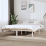 Massiver Bettrahmen aus weißem Kiefernholz, 120 x 200 cm von vidaXL, Betten und Lattenroste - Ref: Foro24-3104214, Preis: 122...