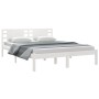 Solid white pine wood bed frame 120x200 cm by vidaXL, Beds and slatted bases - Ref: Foro24-3104214, Price: 122,61 €, Discount: %
