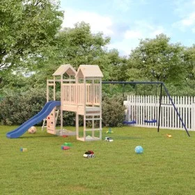 Outdoor playground made of solid pine wood by vidaXL, Swings and play structures - Ref: Foro24-3155897, Price: 563,78 €, Disc...