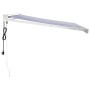 Toldo retráctil aluminio y tela azul y blanco 3,5x2,5 m von vidaXL, Markisen - Ref: Foro24-3154572, Preis: 571,52 €, Rabatt: %
