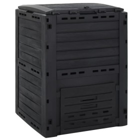 Compostador de jardín negro 280 L polipropileno de vidaXL, Compostadores - Ref: Foro24-152202, Precio: 78,36 €, Descuento: %