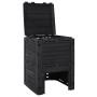 Compostador de jardín negro 280 L polipropileno de vidaXL, Compostadores - Ref: Foro24-152202, Precio: 78,36 €, Descuento: %
