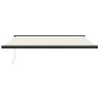 Retractable aluminum and cream fabric awning 4.5x3 m by vidaXL, Awnings - Ref: Foro24-3154604, Price: 716,79 €, Discount: %