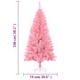 Árbol de Navidad artificial con soporte PVC rosa 150 cm
