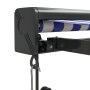 Einziehbare Markise aus Aluminium und blau-weißem Stoff, 3 x 2,5 m von vidaXL, Markisen - Ref: Foro24-3154596, Preis: 501,12 ...