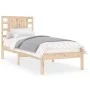 Bettgestell aus massivem Kiefernholz, 90 x 200 cm von vidaXL, Betten und Lattenroste - Ref: Foro24-3104203, Preis: 91,26 €, R...