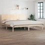 Bettgestell aus massivem Kiefernholz, 200 x 200 cm von vidaXL, Betten und Lattenroste - Ref: Foro24-3104173, Preis: 167,88 €,...