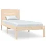 Solid pine wood bed frame 90x200 cm by vidaXL, Beds and slatted bases - Ref: Foro24-3104138, Price: 87,48 €, Discount: %