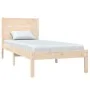 Solid pine wood bed frame 90x200 cm by vidaXL, Beds and slatted bases - Ref: Foro24-3104138, Price: 87,48 €, Discount: %