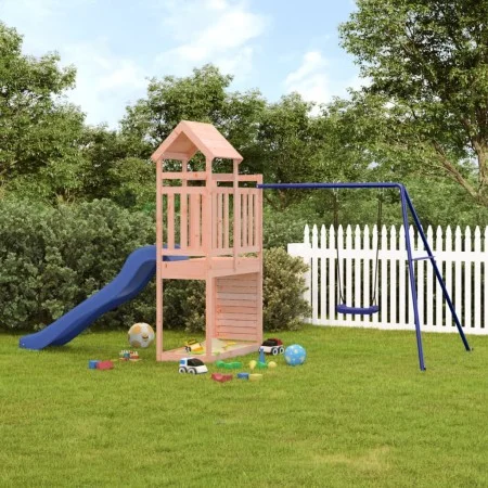 Outdoor solid Douglas wood playground by vidaXL, Swings and play structures - Ref: Foro24-3155904, Price: 332,53 €, Discount: %