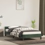 Dunkelgrüner Samtbettrahmen mit Kopfteil 90x200 cm von vidaXL, Betten und Lattenroste - Ref: Foro24-347552, Preis: 90,01 €, R...