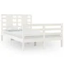 Solid white pine wood bed frame 120x200 cm by vidaXL, Beds and slatted bases - Ref: Foro24-3104279, Price: 129,32 €, Discount: %