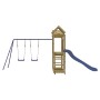 Spielplatz im Freien aus imprägniertem Kiefernholz von vidaXL, Schaukeln und Spielgeräte - Ref: Foro24-3155899, Preis: 616,83...