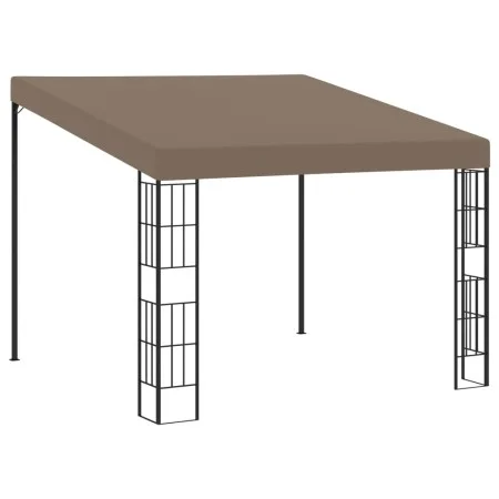 Gazebo with wall mounting taupe gray 3x3 m by vidaXL, Tents and gazebos - Ref: Foro24-312260, Price: 220,87 €, Discount: %