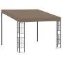 Gazebo with wall mounting taupe gray 3x3 m by vidaXL, Tents and gazebos - Ref: Foro24-312260, Price: 220,87 €, Discount: %