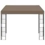 Gazebo with wall mounting taupe gray 3x3 m by vidaXL, Tents and gazebos - Ref: Foro24-312260, Price: 220,87 €, Discount: %