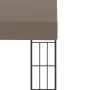 Gazebo with wall mounting taupe gray 3x3 m by vidaXL, Tents and gazebos - Ref: Foro24-312260, Price: 220,87 €, Discount: %