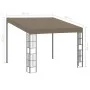 Gazebo with wall mounting taupe gray 3x3 m by vidaXL, Tents and gazebos - Ref: Foro24-312260, Price: 220,87 €, Discount: %