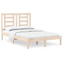 Estructura de cama madera maciza de pino 120x200 cm de vidaXL, Camas y somieres - Ref: Foro24-3104343, Precio: 110,84 €, Desc...